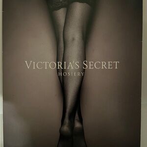 Victoria's Secret Black Fishnet Hosiery